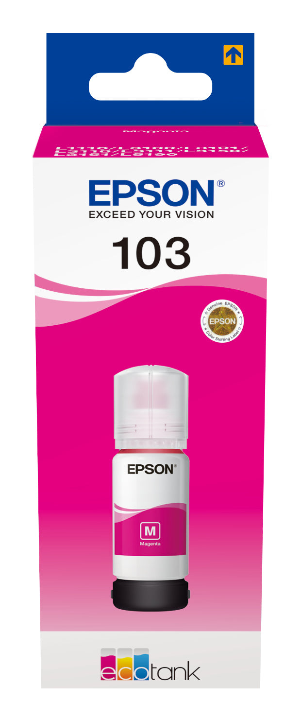 Epson C13T00S34A/103 Ink bottle magenta, 4.5K pages 70ml for Epson L 1110