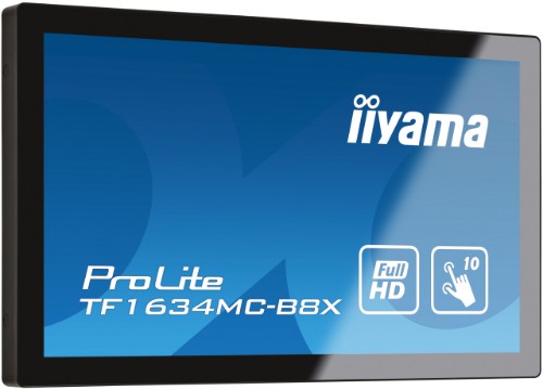 iiyama ProLite 15.6" Full HD 10 point PCAP Open Frame touchscreen featuring IPS Panel Technology and touch through glass function
