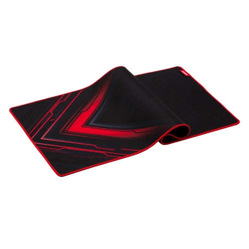 Marvo G48 Gaming Mouse Pad, X-Large 900x400x3mm, Soft Microfiber Surface for speed and control with Non-Slip Rubber Base and Stitched Edges, Black and Red Black, Red