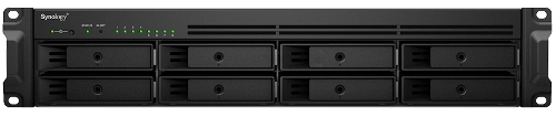 Synology RackStation RS1221RP+ NAS/storage server Rack (2U) Ryzen Embedded V1500B 4 GB DDR4 0 TB DiskStation Manager Black