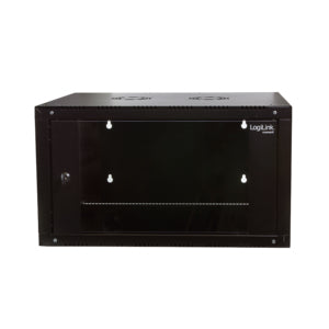 LogiLink W21E66B rack cabinet 21U Wall mounted rack Black