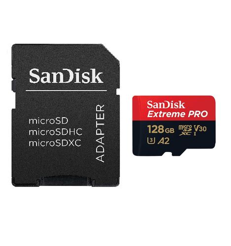 SanDisk Extreme PRO 128 GB MicroSDXC UHS-I Class 10