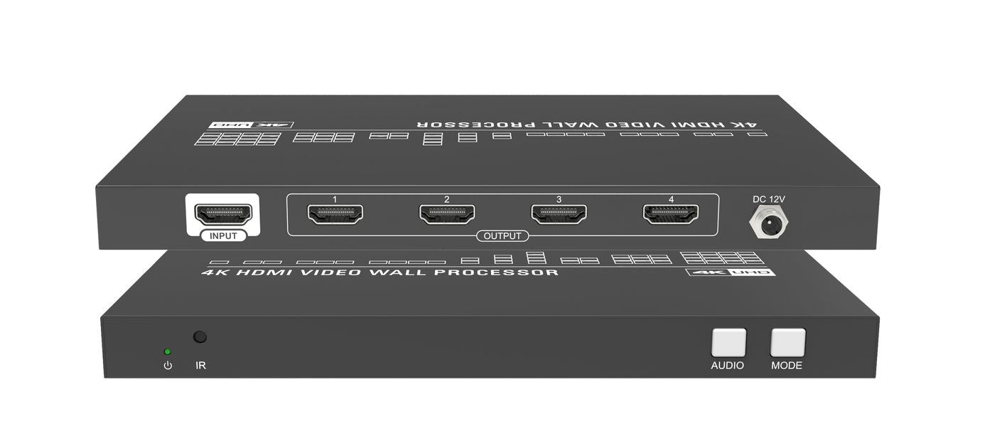 Vivolink VLVW1X4 video wall processor Black 11 W