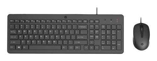 HP 150 WIRED MOUSE/KB COMBO FR keyboard Mouse included USB Black