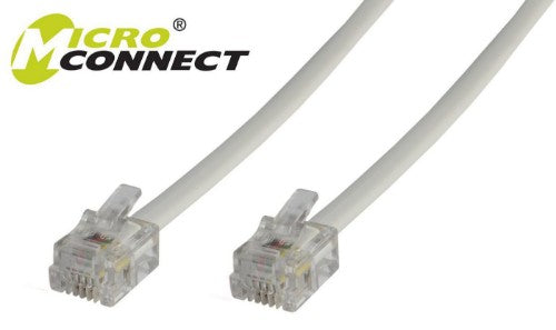 Microconnect MPK102 telephone cable 2 m White