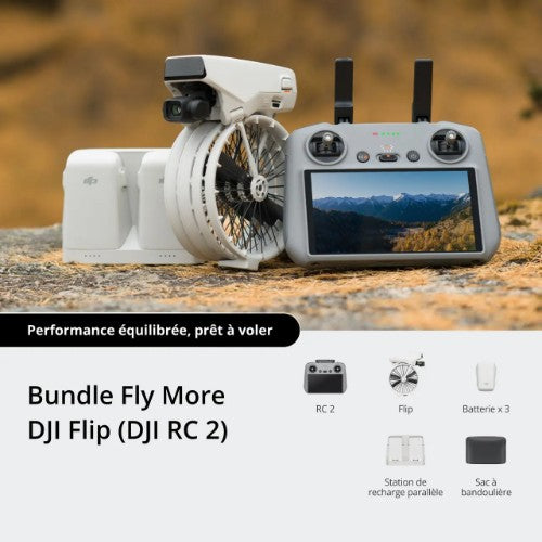 DJI Flip Fly More Combo RC 2 4 rotors Quadcopter 48 MP 3840 x 2160 pixels 3110 mAh Black, White