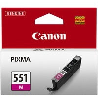 Canon 6510B001/CLI-551M Ink cartridge magenta, 319 pages ISO/IEC 24711 132 Photos 7ml for Canon Pixma IP 8700/IX 6850/MG 5450/MG 6350/MX 725