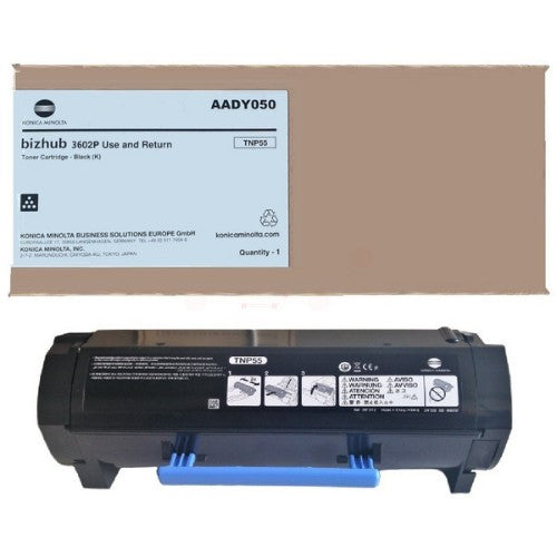Konica Minolta AADY050/TNP-55 Toner-kit return program, 15K pages for KM Bizhub 3602
