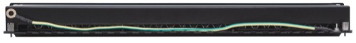 Intellinet Patch Panel, Cat6a, FTP, 24-Port, 1U, Shielded, 90° Top-Entry Punch Down Blocks, Black