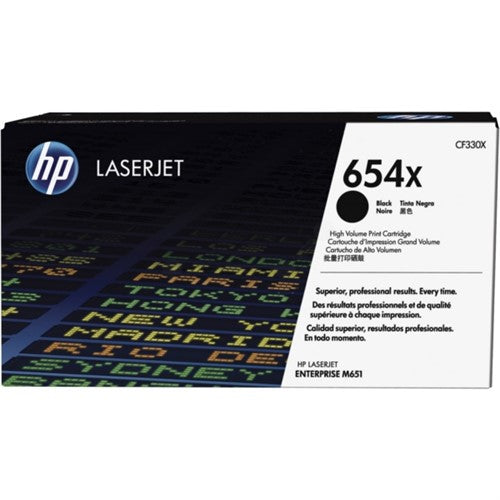 HP CF330X/654X Toner cartridge black, 20.5K pages ISO/IEC 19798 for HP Color LaserJet M 651