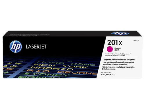 HP CF403X/201X Toner cartridge magenta high-capacity, 2.3K pages ISO/IEC 19752 for HP Pro M 252