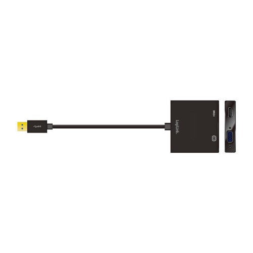LogiLink UA0234 USB graphics adapter 1920 x 1080 pixels Black