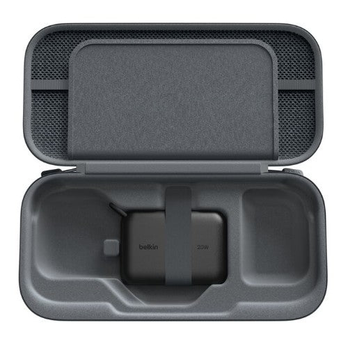 Belkin ENA001hqCH-V2 Travel case Nintendo Mesh, Polyester, Velvet Charcoal