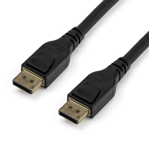 StarTech.com 16ft (5m) VESA Certified DisplayPort 1.4 Cable, 8K 60Hz HBR3 HDR, UHD DisplayPort to DisplayPort Monitor Cord, Ultra HD 4K 120Hz DP 1.4 Video Cable M/M DP Connector