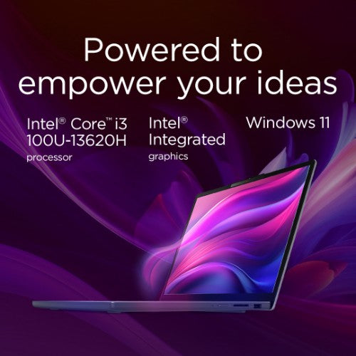 Lenovo IdeaPad Slim 3 15IRU10 Intel Core 3 100U Laptop 38.9 cm (15.3") WUXGA 8 GB DDR5-SDRAM 256 GB SSD Wi-Fi 7 (802.11be) Windows 11 Home English Grey
