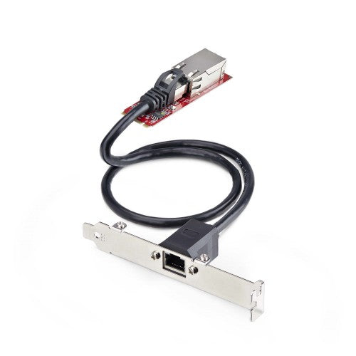StarTech.com 1-Port 2.5GbE M.2 2280 Network Card, Multi-Gigabit Speeds (2.5G/1G/100M/10M), NBASE-T (802.3bz) NIC, M.2 B+M Key, PCIe Ethernet Interface, For SFF/Desktop PCs - TAA
