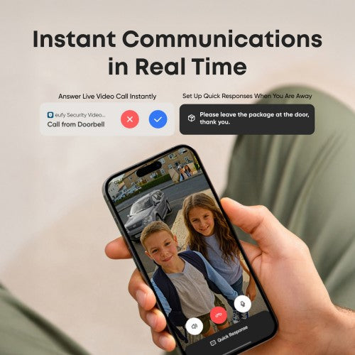 Eufy C31 2K Smart Video Doorbell with MicroSD Card