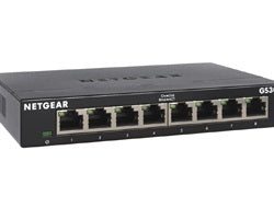 NETGEAR GS308-300PES network switch Unmanaged L2 Gigabit Ethernet (10/100/1000) Black