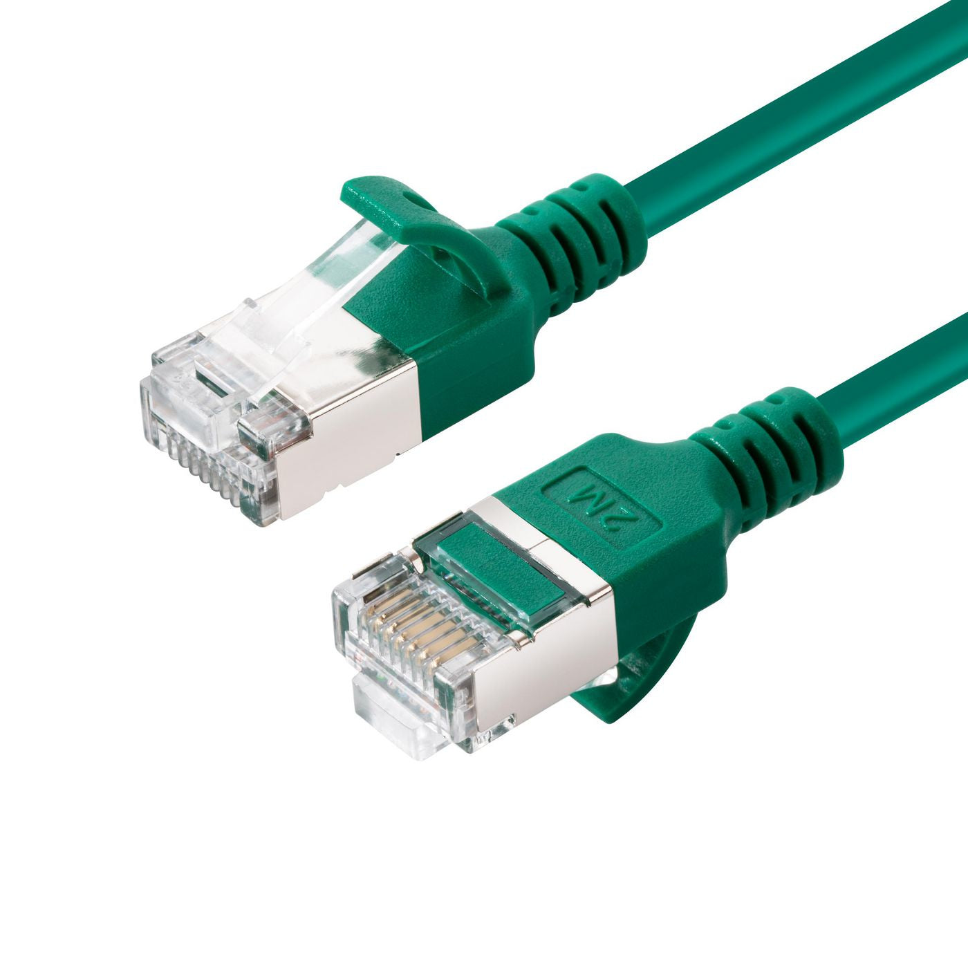 Microconnect V-FTP6A005G-SLIM networking cable Green 0.5 m Cat6a U/FTP (STP)