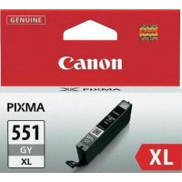 Canon 6447B001/CLI-551GYXL Ink cartridge gray high-capacity, 3.35K pages ISO/IEC 24711 275 Photos 11ml for Canon Pixma IP 8700/MG 6350/MG 7550