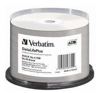 Verbatim DataLifePlus 4.7 GB DVD-R 50 pc(s)