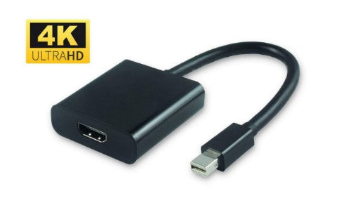 Microconnect MDPHDMI6B video cable adapter 0.2 m Mini DisplayPort HDMI Black