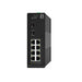 LevelOne Hilbert 10-Port Industrial Gigabit PoE Smart Lite Switch, 2 x SFP, 8 PoE Outputs, 802.3at/af PoE