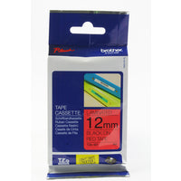 Brother TZE-431 DirectLabel black on red Laminat 12mm x 8m for Brother P-Touch TZ 3.5-18mm/6-12mm/6-18mm/6-24mm/6-36mm