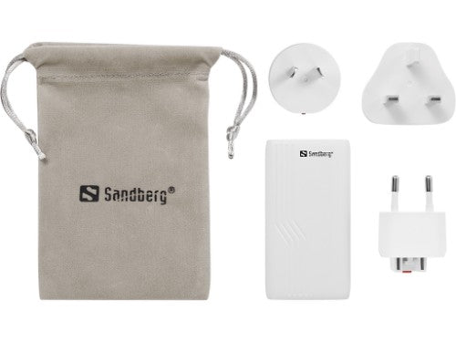 Sandberg 4in1 TravelCharger 65W White