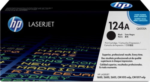 HP Q6000A/124A Toner cartridge black, 2.5K pages/5% for HP Color LaserJet 2600