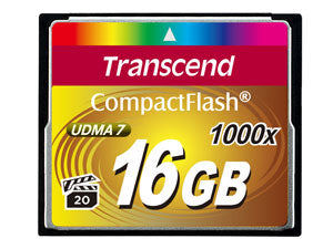 Transcend CompactFlash 1000x 16GB