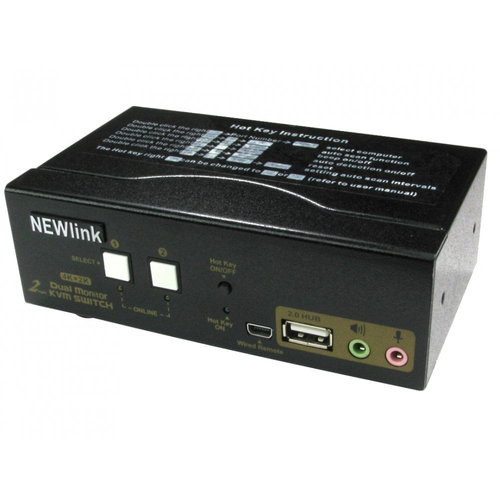 Cables Direct NLKVMHDMI-22DBL KVM switch Black