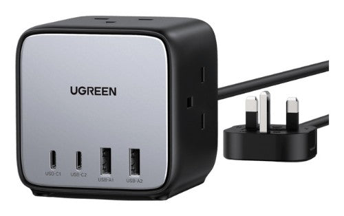 Ugreen 90906 mobile device charger Universal Grey, Silver AC Fast charging Indoor