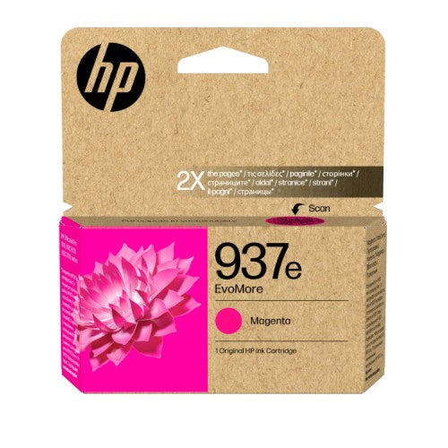 HP 4S6W7NE/937E Printhead cartridge magenta Evomore, 1.65K pages ISO/IEC 19752 for HP OJ Pro 9100/e