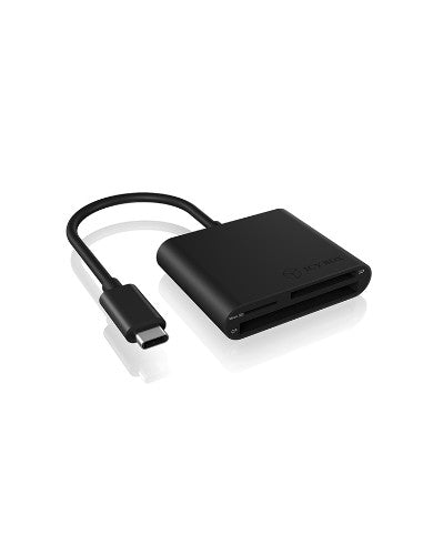 ICY BOX IB-CR301-C3 card reader USB 3.2 Gen 1 (3.1 Gen 1) Type-C Black