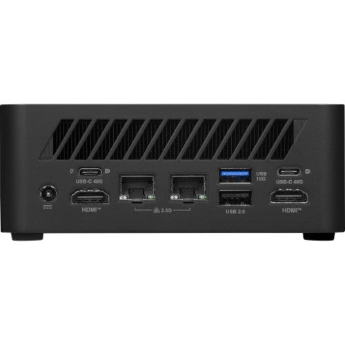 MSI Cubi Z AI 8M AMD Ryzen 9 8945HS, Barebone, NUC, SFF, Mini Computer, HTPC, (NO RAM, NO Storage, NO OS), AMD Radeon Graphics/DDR5/Dual HDMI/Dual LAN/WiFi 6E/BT 5.3/VESA