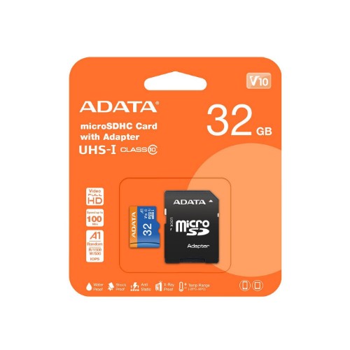 ADATA 32GB, microSDHC, Class 10 UHS-I