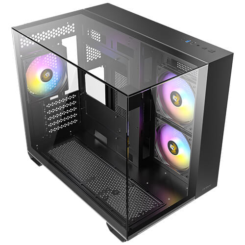 Antec CX600M Trio ARGB Mini Tower Black, Transparent