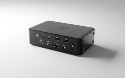 i-tec Thunderbolt5 Quattro Display Docking Station, 5x USB, 2.5 GLAN + Power Delivery 140W