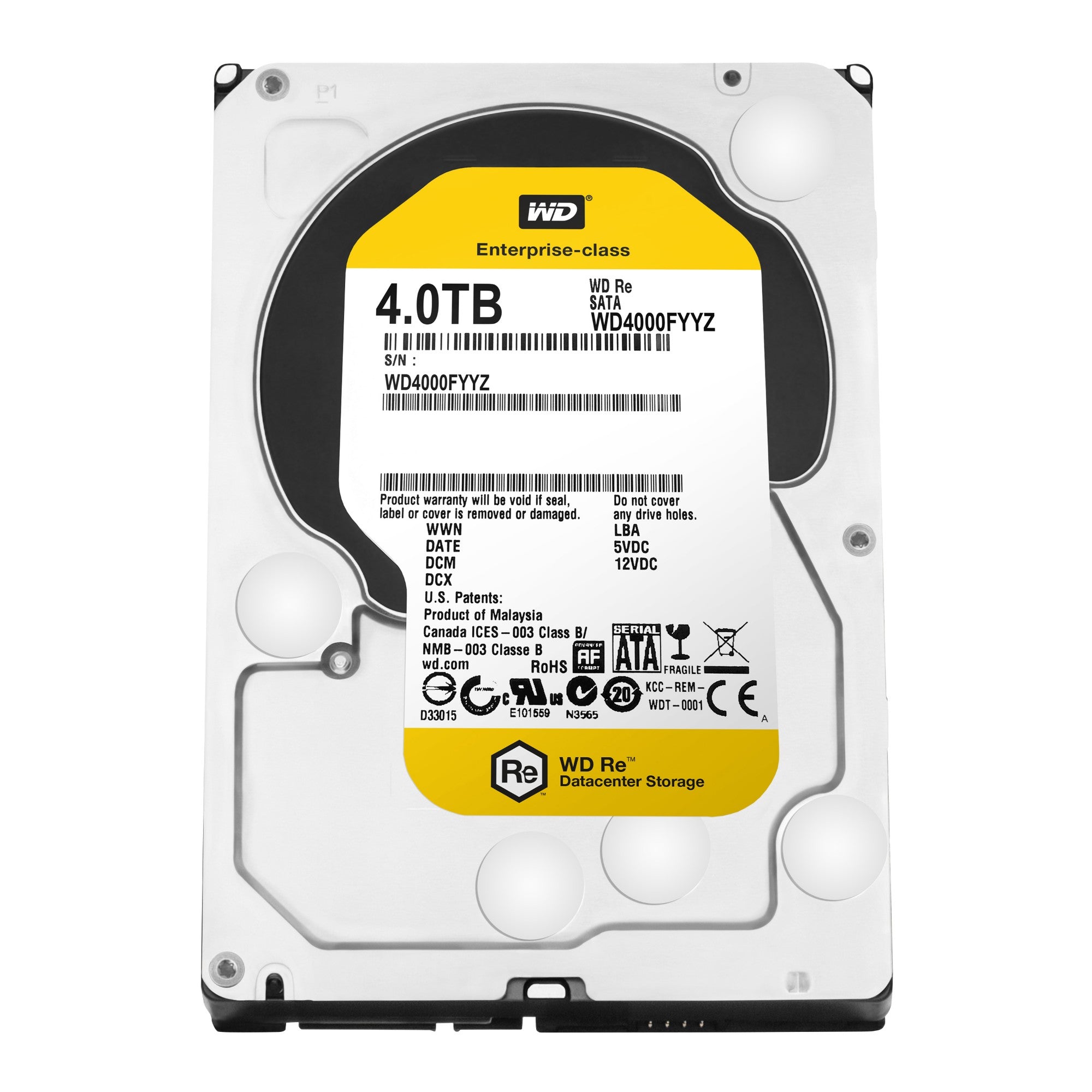 Western Digital RE 4TB 3.5" Serial ATA III