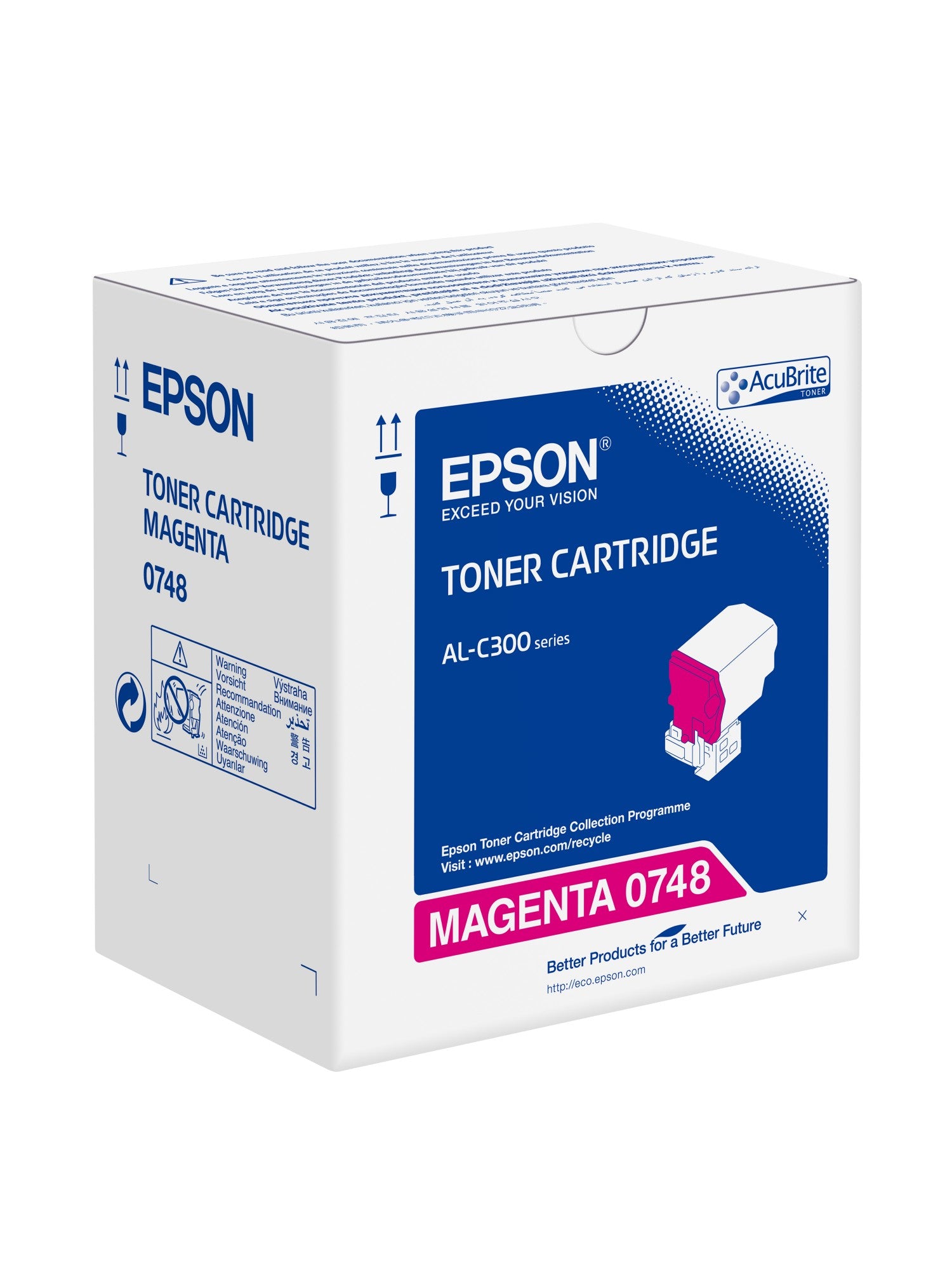 Epson C13S050748/0748 Toner-kit magenta, 8.8K pages for Epson AL-C 300