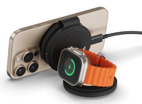 Satechi OntheGo 3-in-1 Headset, Smartphone, Smartwatch Black USB Wireless charging Fast charging Indoor