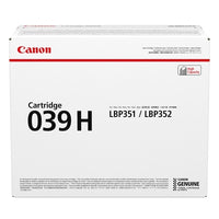 Canon 0288C001/039H Toner cartridge black high-capacity, 25K pages ISO/IEC 19752 for Canon LBP-351