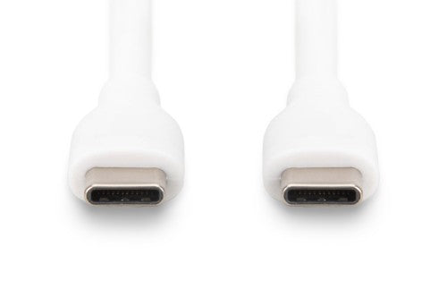 Digitus USB-C silicone connection cable, 0.5m, white