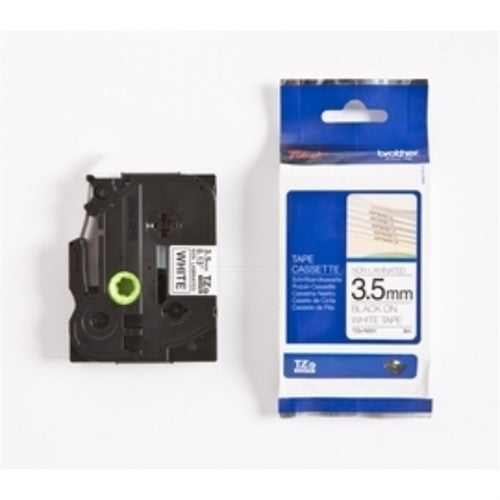 Brother TZE-N201 DirectLabel black on white 3,5mm x 8m for Brother P-Touch TZ 3.5-12mm/18mm/18mm HSE/24mm/36mm