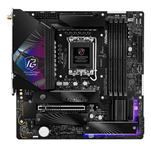 Asrock Phantom Gaming Z890M Riptide WiFi Intel Z890 LGA 1851 (Socket V1) micro ATX