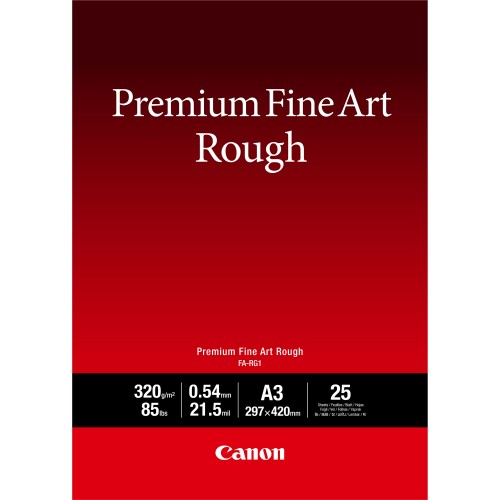 Canon FA-RG1 Premium Fine Art Rough Paper, A3, 25 sheets