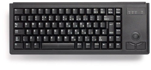 CHERRY G84-4400 TRACKBALL KEYBOARD Corded,PS2, Black, (QWERTY - UK)