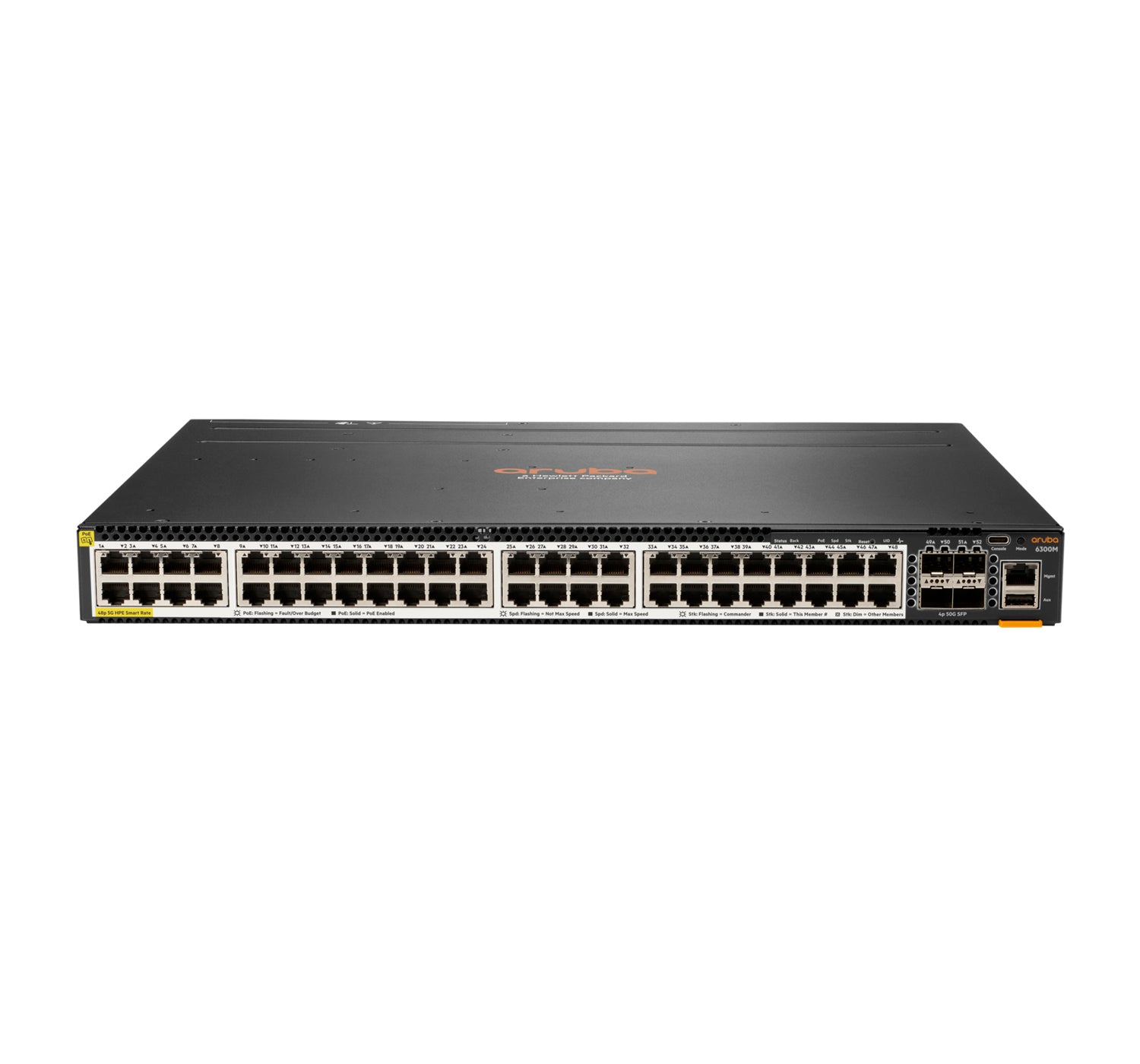 HPE Aruba Networking Aruba 6300M Managed L3 Power over Ethernet (PoE) 1U Grey