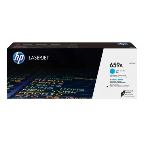 HP W2011A/659A Toner-kit cyan, 13K pages ISO/IEC 19752 for HP M 776/856